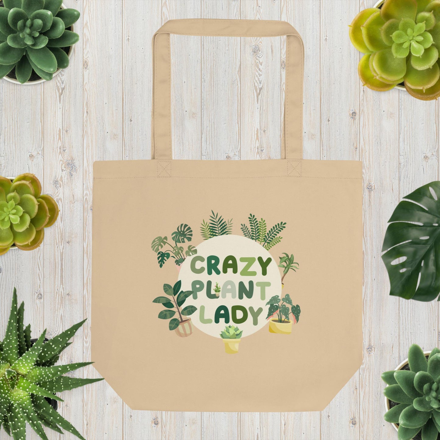 Crazy Plant Lady Tote Bag