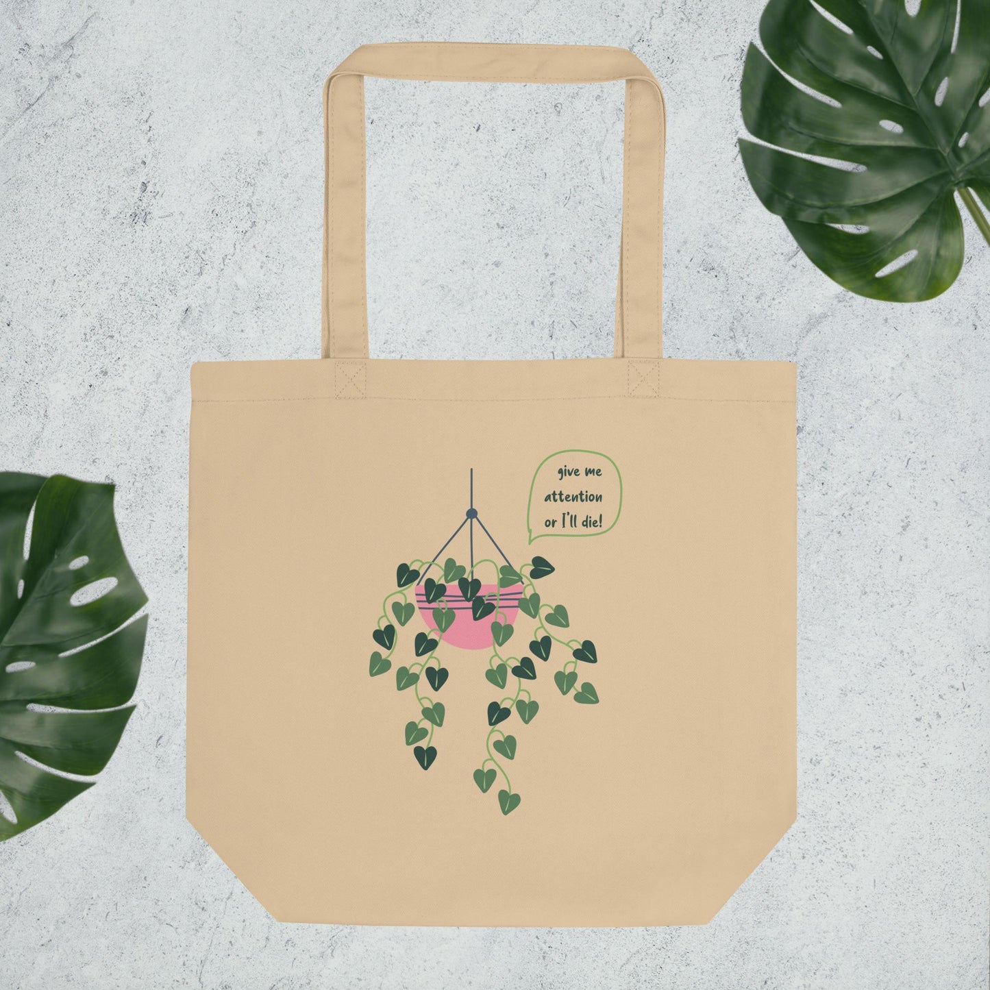 Attention Plant Tote Bag