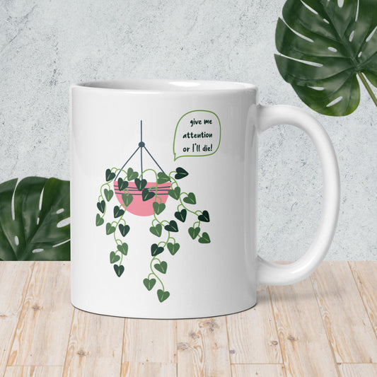 Attention Plant Mug